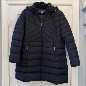 KENNETH COLE REACTION Down Quilted Puffer Coat With Hood XXL